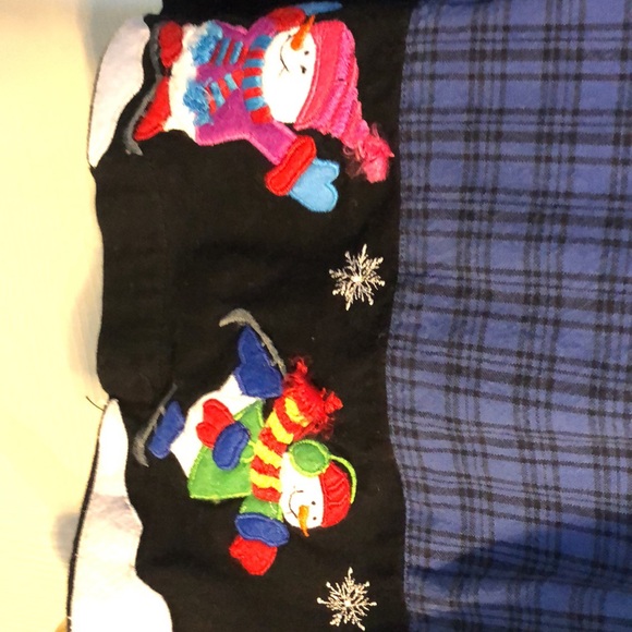 Woman's appliqué snowman shirt XL - Picture 1 of 4